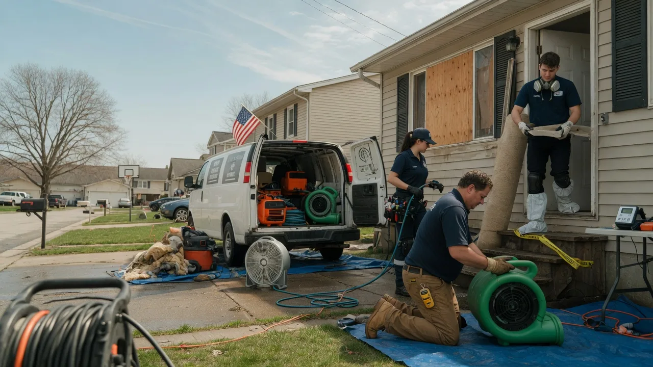 Water Damage Restoration in Volant, PA near me